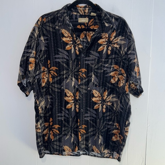 Natural Issue Men’s Tropical Hawaiian Short Sleeve Button Up Shirt H16 - Picture 1 of 5